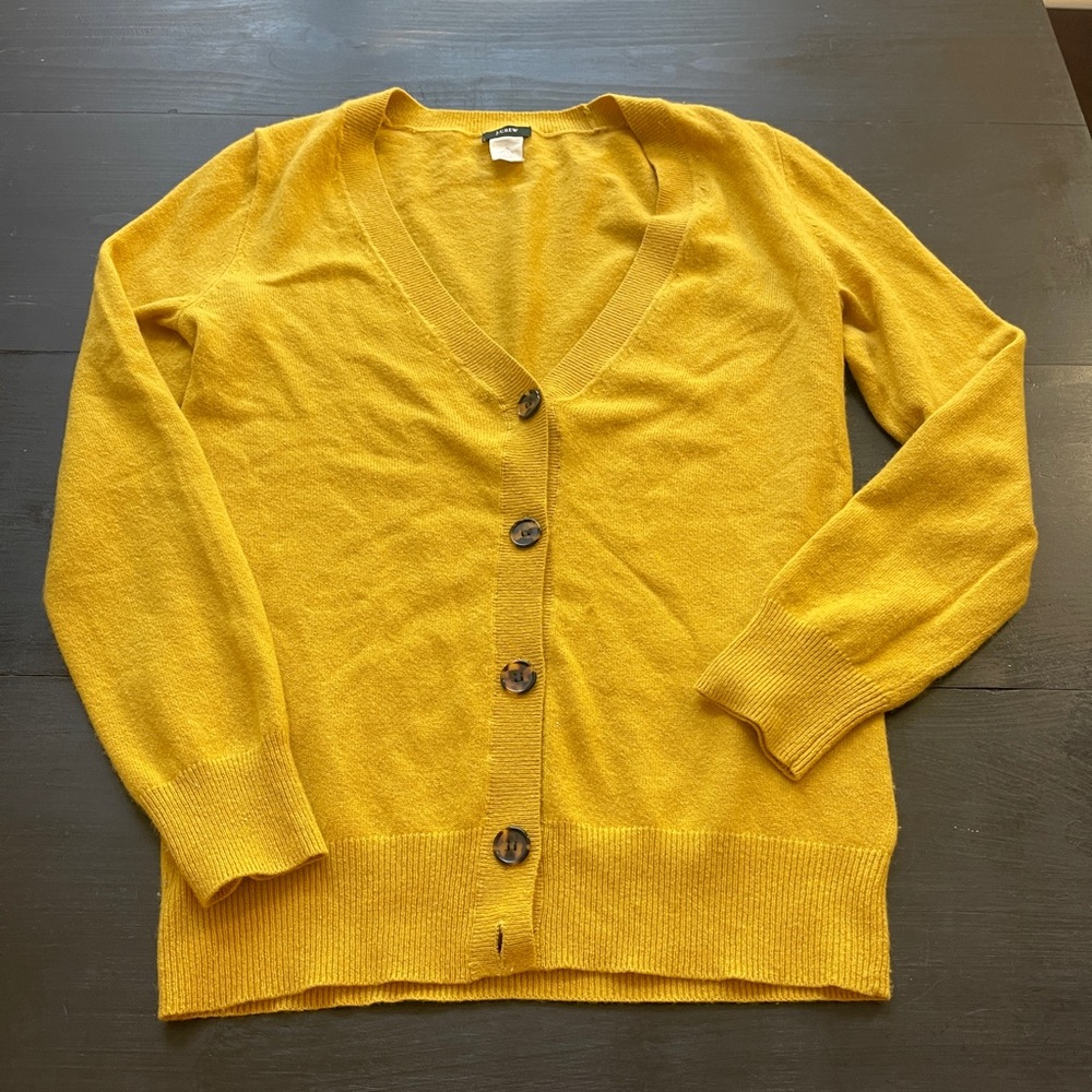 J. Crew Golden mustard Knit Sweater